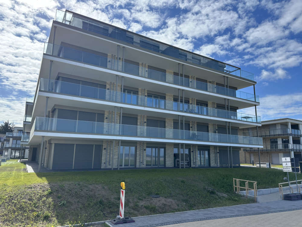 Haus 4 an der Duhner Spitze. Die Wohnung Nr. 4 befindet sich im ERdgeschoss